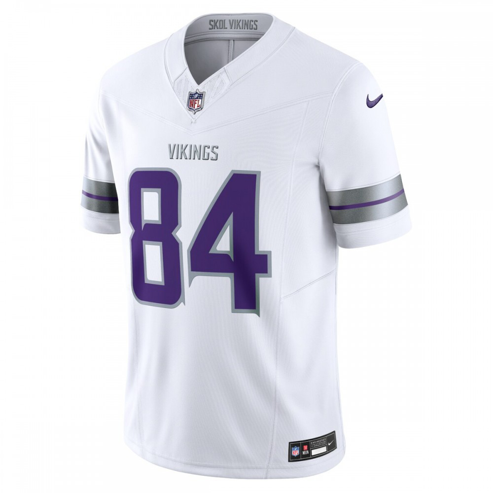 Randy Moss Minnesota Vikings Nike Alternate Vapor F.U.S.E. Retired Player Limited Jersey - White-GridironStore